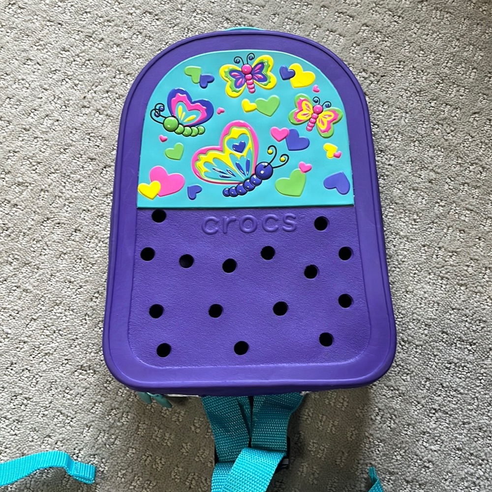Crocs brand backpack